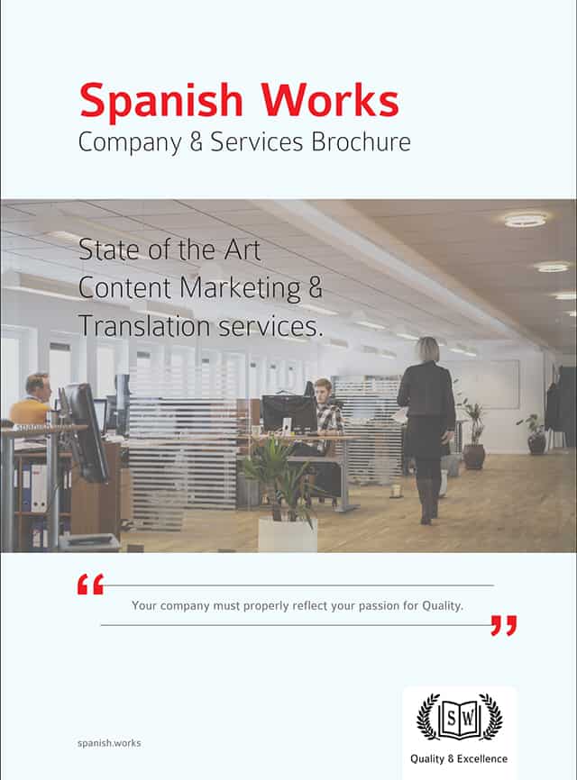 Spanish Works company Brochure